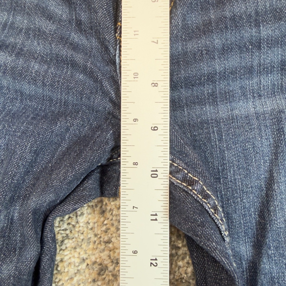Cody James Mens Dark Wash Straight Leg Western Denim Jeans 32 Blue Stretch Ranch - Picture 7 of 12